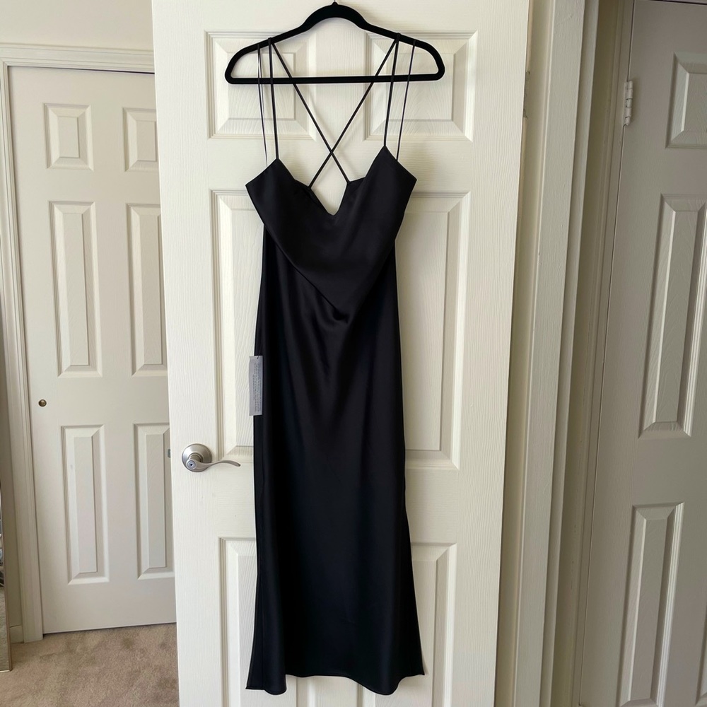 TOPSHOP Satin Slip Dress